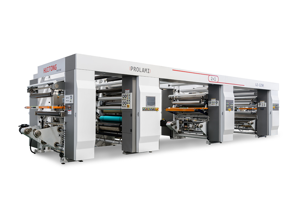 LE 2+1 Dvostruki troslojni laminirani stroj bez otapala